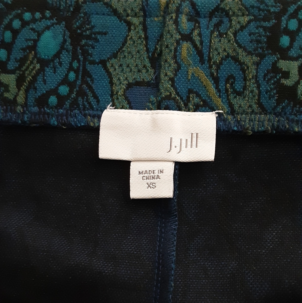 J. Jill colorful floral skirt women's xs - Picture 6 of 9